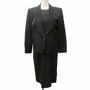 【中古】FORMAL 東京ソワール 美品 セットアップ ワンピーススーツ 喪服 ブラックフォーマル ジャケット 黒 9 約M 0115 レディース 【ベクトル 古着】 240115