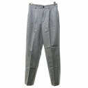 【中古】マカフィー MACPHEE トゥモローランド 美品 近年 ウールストレッチ クロップドワイドパンツ スラックス カシミヤ混 グレー 34 約Sサイズ 12-04-74-04706 0411 レディース 【ベクトル 古着】 250411