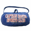 【中古】キャプテンサンタ CAPTAIN SANTA ボストンバッグ ショルダーバッグ ロゴ 青 ブルー IBO69 0416 メンズ 【ベクトル 古着】 25...