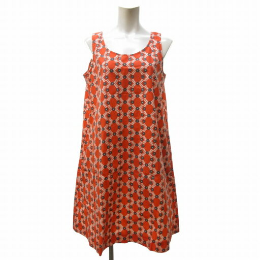 【中古】未使用品 ユニクロ UNIQLO ×オーラカイリー orla kiely タグ付き ノースリーブ ワンピース ひざ丈 花柄 オレンジ Mサイズ 0525 レディース 【ベクトル 古着】 250525 【中古】未使用品 ユニクロ UNIQLO ×オーラカイリー orla kiely タグ付き ノースリーブ ワンピース ひざ丈 花柄 オレンジ Mサイズ 0525 レディース 【ベクトル 古着】 250525