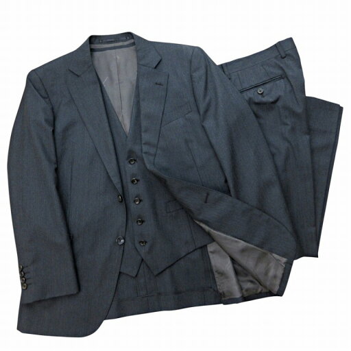 【中古】エルメネジルドゼニア Ermenegildo Zegna TROPICAL 美品 近年 3ピース スーツ テーラードジャケット ブレザー ベスト パンツ スラックス ロゴ裏地 グレー 約L 0619 メンズ 【ベクトル 古着】 250622 【中古】エルメネジルドゼニア Ermenegildo Zegna TROPICAL 美品 近年 3ピース スーツ テーラードジャケット ブレザー ベスト パンツ スラックス ロゴ裏地 グレー 約L 0619 メンズ 【ベクトル 古着】 250622