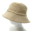 【中古】ライト WRYHT タグ付き 24SS DOUBLE FACE BUCKET HAT 帽子 バケットハット リバーシブル オールドジョー取扱い 241WT-HT01 茶 ブラウン 白 ホワイト F ■BL4