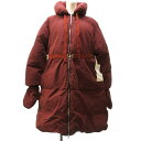 【中古】未使用品 ライト WRYHT タグ付き 24AW FLOATING PUFF MITTEN COAT ダウンジャケット ウエストベルト オールドジョー取扱い 242WT-JK03 赤系 レッド系 2 約M ■BL4(4)