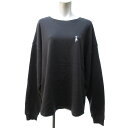 【中古】ブランダライズド BRANDALISED 美品 バンクシープリントトレーナー スウェット 長袖 グレー系 L ■MET1