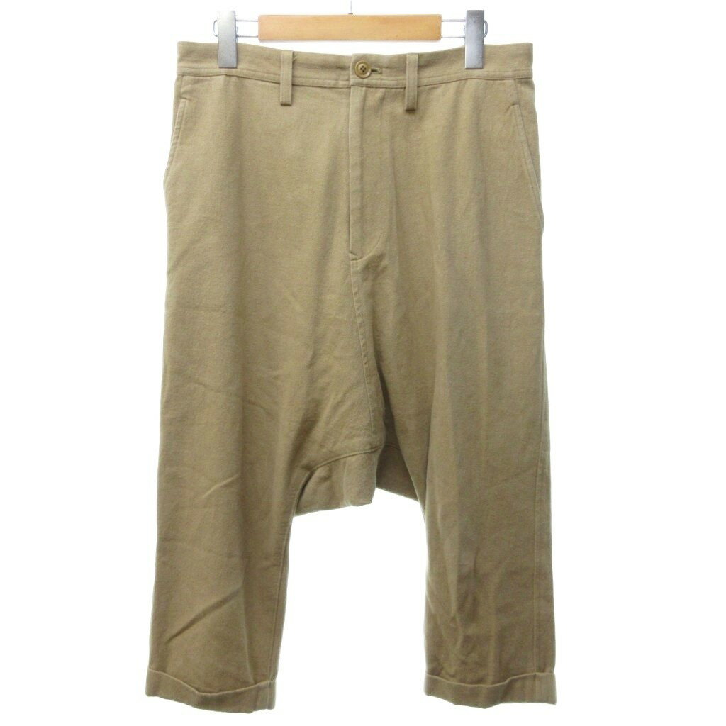 Y's ワイズ 変形 サルエル パンツ チェック ウール Y's ワイズ 変形 サルエル パンツ チェック ウール