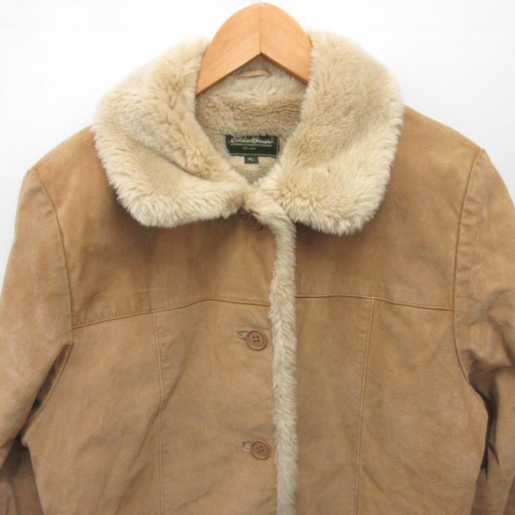 ����šۥ��ǥ����Х����� EDDIE BAUER �ե�����������󥰥��㥱�å� �쥶�����㥱�å� �ԥå������� ΢�ܥ� �١����� PL ��� �ڥ٥��ȥ� ����� 260221