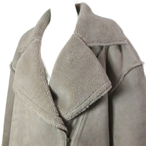 【中古】ミラオーウェン Mila Owen 19AW エコファームートンボアジャケット コート ジップアップ フリーサイズ モカ 09WFJ194006 /X レディース 【ベクトル 古着】 260306 auc-vector-20782768 ブランド古着の買取販売ベクトル サンプル画像3