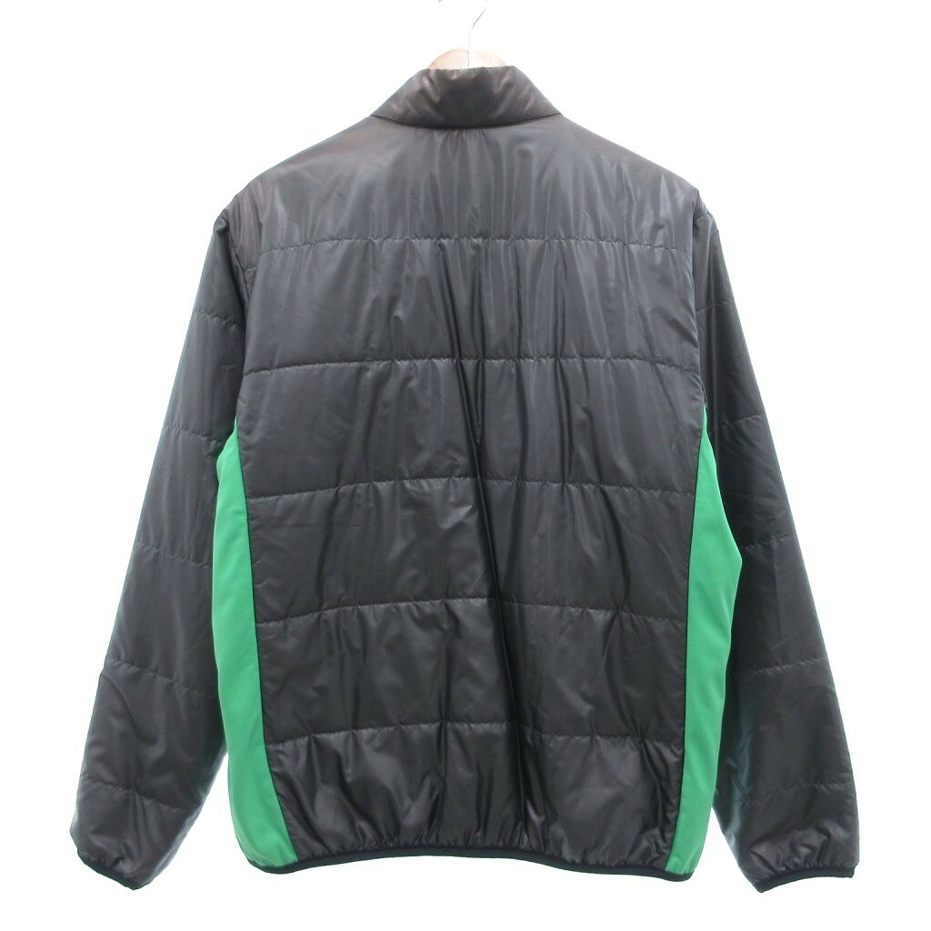 【中古】アディダス adidas ゴルフ 中綿ジャケット L グレー スタンドカラー キル...