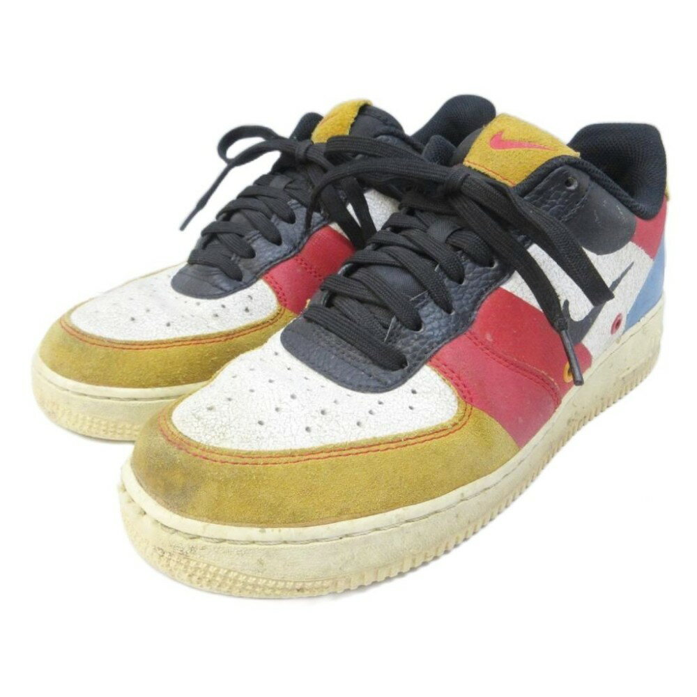 ナイキ NIKE AIR FORCE1 07 PRM エアフォース1 CI0065-101 スニーカー US8 26cm セイル ブルー アンバーライズ 0419 メンズ 260419