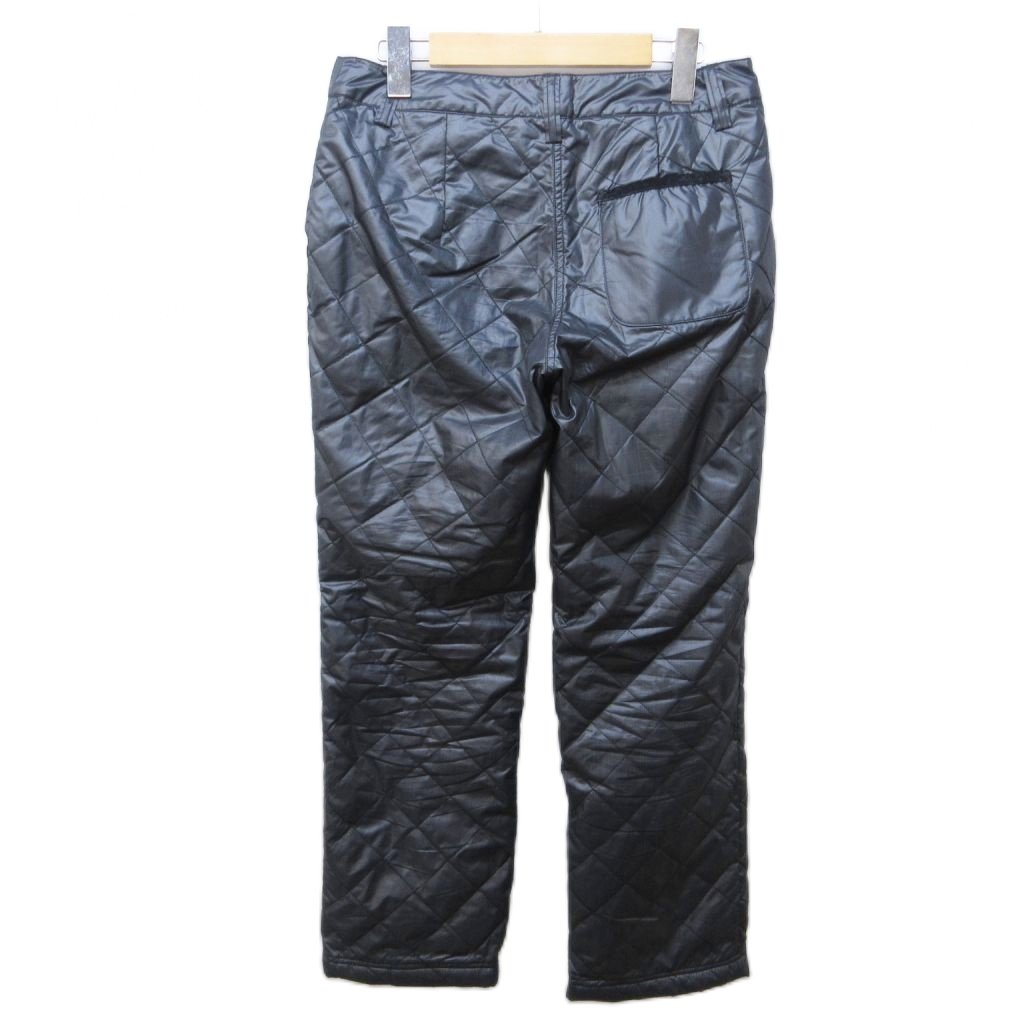 【中古】プーマ PUMA キルティングパンツ ゴルフ ウエア 中綿 ロゴ刺? L 黒 ブラッ...