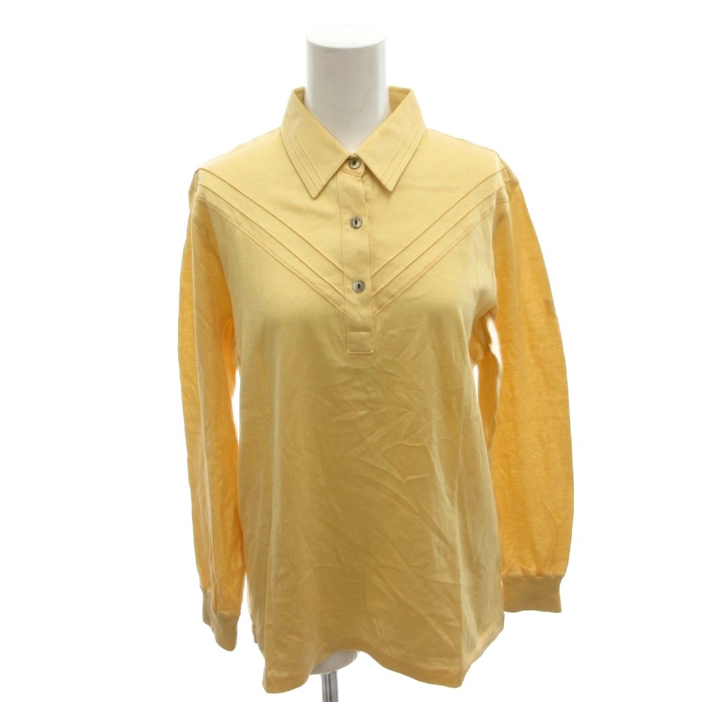 【中古】ダックス DAKS ヴィンテージ ポロシャツ L ライトイエロー 長袖 無地 /TL ■AWS1 レディース 【ベクトル 古着】 260825ブランドダックス DAKS表記サイズL実寸サイズ肩幅：37cm　身幅：46cm　着丈：63cm　袖丈：56cm　　素材綿色ライトイエロー状態若干の使用感はございますが、特筆するようなダメージはなく、比較的きれいなお品です。 ※あくまでも中古品ですので、掲載写真や記載内容をご確認いただき、ご理解の上ご購入ください。付属品替えボタン備考アパレルコード：D-HG-2 こちらのお品物は店舗で保管しておらず、店頭販売出来かねます。（※お取り寄せも出来かねます）商品のお問い合わせの回答を休止しております。＊各商品ページの商品詳細等をご確認の上ご購入ください。【中古】ダックス DAKS ヴィンテージ ポロシャツ L ライトイエロー 長袖 無地 /TL ■AWS1 レディース 【ベクトル 古着】 260825状態ランク　”A”詳細については、下記および「状態ランクについて」ページをご覧ください。未使用・新品の商品ほぼ新品同様の商品使用感が少なく、かなり状態の良い商品使用感はあるが、傷や汚れの少ない商品使用感の他、傷や汚れが見られる商品かなり大きな傷みがある難あり商品※S〜CランクはUSED品となりますので、使用感をご理解の上でご入札下さい。状態ランクについてinformationブランドダックス DAKS表記サイズL実寸サイズ肩幅：37cm　身幅：46cm　着丈：63cm　袖丈：56cm　　素材綿色ライトイエロー状態若干の使用感はございますが、特筆するようなダメージはなく、比較的きれいなお品です。 ※あくまでも中古品ですので、掲載写真や記載内容をご確認いただき、ご理解の上ご購入ください。付属品替えボタン備考アパレルコード：D-HG-2 こちらのお品物は店舗で保管しておらず、店頭販売出来かねます。（※お取り寄せも出来かねます）商品のお問い合わせの回答を休止しております。＊各商品ページの商品詳細等をご確認の上ご購入ください。本商品は一点物です他サイトや店舗にて販売している商品です。多少のお時間差にて欠品になることもございます。予めご了承頂ますようお願い致します。ベクトル・サイズガイドはこちらこの商品と同じブランドの商品を見る