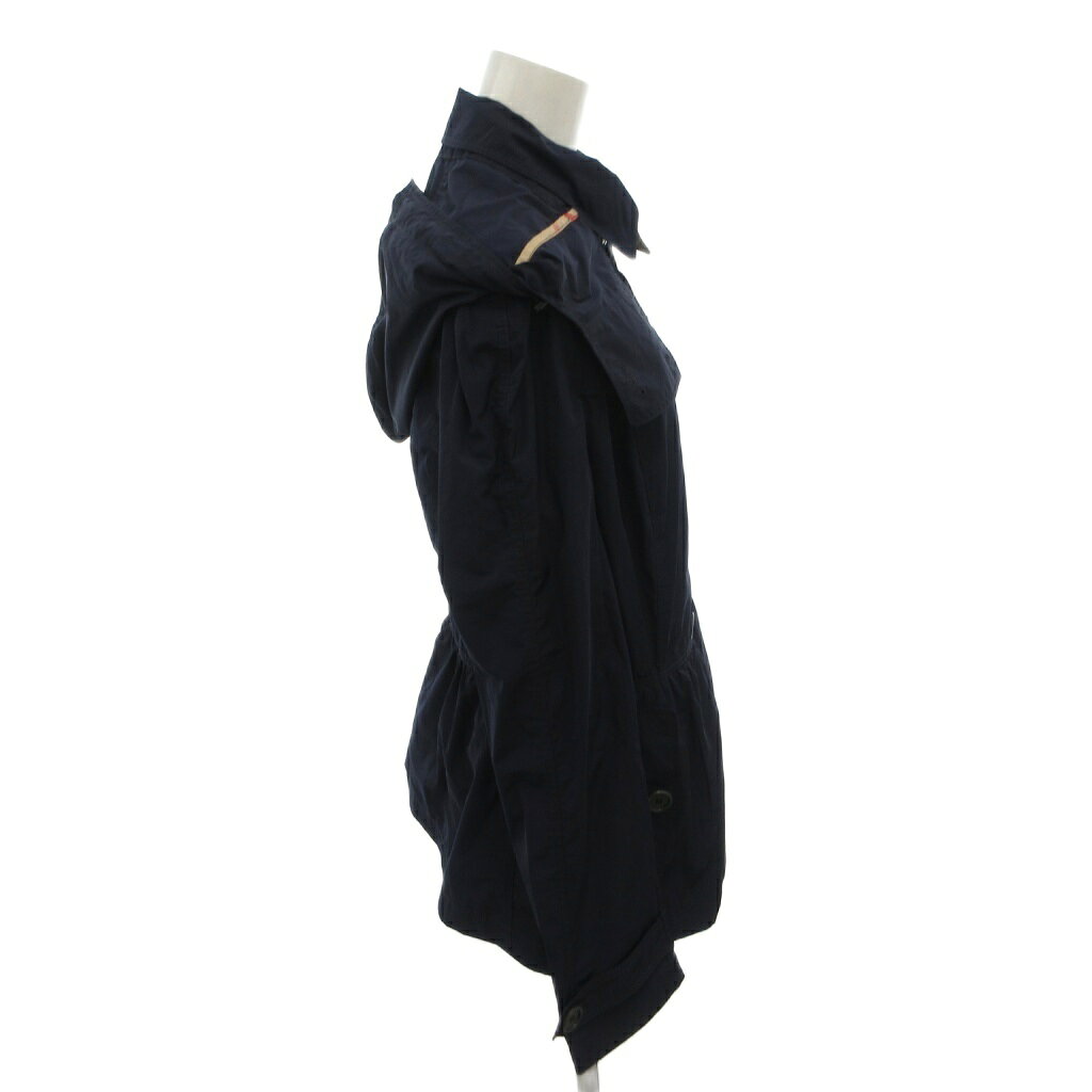 中古 バーバリーブリット BURBERRY BRIT フード付きジャケット 44 紺 ネイビー 長袖 無地 TL WY レディー auc-vector-21218600 ブランド古着の買取販売ベクトル サンプル画像3