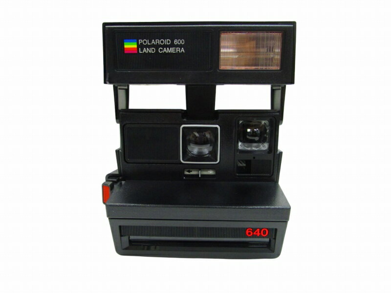 【中古】Polaroid Instant Land Camera 640 インスタント カメラ 動作未確認 ブラック その他 【ベクトル 古着】 240404実寸サイズ縦15cm 横11cm マチ14cm　色ブラック状態※フィルムがないため...