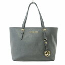 【中古】マイケルコース MICHAEL KORS トートバッグ ショルダーバッグ ロゴ チャーム 通勤 書類 鞄 ブラック 黒 1002 レディース 【ベクトル...