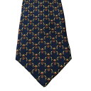 【中古】ニナリッチ NINA RICCI 美品 総柄 ネクタイ シルク レギュラータイ 青 ブルー ■GY09 メンズ 【ベクトル 古着】 241206(4)
