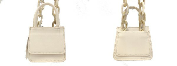 【中古】未使用品 STUDIO 33 スタジオ33 ミニショルダーバッグ ポーチ アイボリー チェーン BAG レディース 【ベクトル 古着】 230730