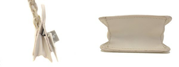 【中古】未使用品 STUDIO 33 スタジオ33 ミニショルダーバッグ ポーチ アイボリー チェーン BAG レディース 【ベクトル 古着】 230730