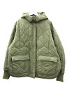 【中古】キャラクス CALUX ドゥーズィエム クラス DEUXIEME CLASSE QUILTED ジャケット ダウン オリーブ 2way キルティング 上着 アウター コート レディース 【ベクトル 古着】 231208