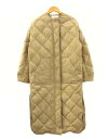 【中古】トゥデイフル TODAYFUL キルティング ダウンコート Quilting Down Coat ベージュ 38 レディース 【ベクトル 古着】 240202