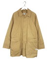 【中古】ササフラス SASSAFRAS SF-211745 ALL LEAF COAT NYLON OXFORD フォールリーフ コート ナイロン オックスフォード S ベージュ ステンカラー アウター メンズ 【ベクトル 古着】 240209