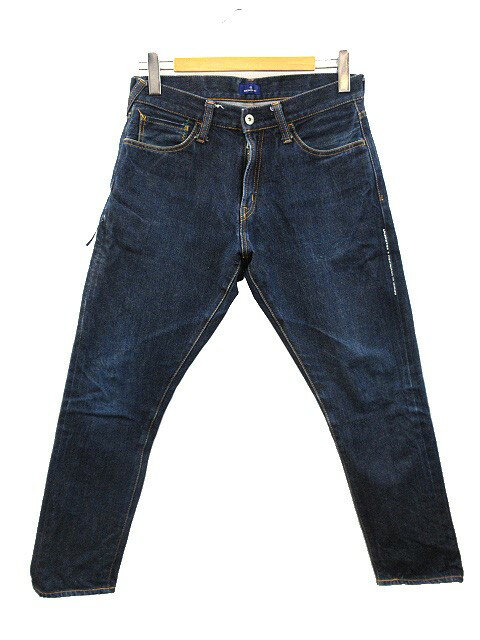 【中古】デニムバイヴァンキッシュ フラグメント DENIM BY VANQUISH FRAGMENT Rigid tepered denim pants VFP4061 リジッド テーパード デニムパンツ 30 ブルー ジーンズ セルビッチ 耳付き ボトムス メンズ 【ベクトル 古着】 240314