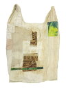 【中古】SIMEONA LEONA シメオナレオナ リメイクバッグ トートバッグ ヴィンテージ生地 パッチワーク ハンドバッグ BAG カバン 手提げ鞄 メンズ...