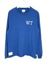 【中古】ダブルタップス WTAPS × MIN-NANO ミンナノ SLIMY BONES. DESIGN LS 01 TEE ロンT クロスボーン 03 ブルー 長袖 カットソー トップス 191ATMID-CSM04S ★AA☆ メンズ 【ベクトル 古着】 240423