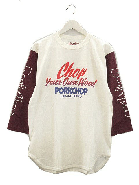 šPORK CHOP GARAGE SUPPLY ݡå CHOP YOUR OWN WOOD BASEBALL TEE M ...