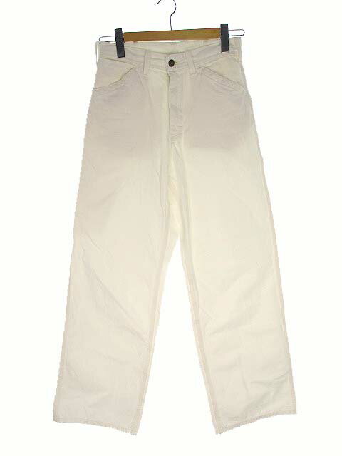 【中古】ドゥーズィエムクラス DEUXIEME CLASSE LEE 別注 ペインターパンツ ホワイトデニム LB9408 ホワイト 白 S レディース 【ベクトル 古着】 240531のサムネイル