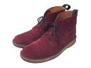 【中古】ダブルタップス WTAPS BOOTS FIELD LTHR スウェード レースアップブーツ 27cm 赤茶系 チャッカブーツ レザーシューズ 靴 ☆A...