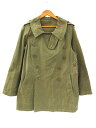 【中古】未使用品 ヴィンテージ VINTAGE フランス軍 50s M-38 モーターサイクルジャケット バイク部隊 オリーブ メンズ 【ベクトル 古着】 24...