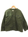【中古】ヴィンテージ VINTAGE 米軍 USMC 90s シューティングジャケット ミリタリージャケット ノーカラー M メンズ 【ベクトル 古着】 241...