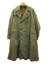 【中古】ヴィンテージ VINTAGE U.S.ARMY M-1945 40s オーバーコート トレンチコート ライナー付 将校用 オリーブ 38R メンズ 【ベ...