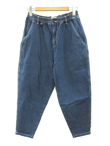 【中古】Maden Clothing Straight Loose Denim Pants ストレート ルーズ デニムパンツ L ブルー テーパード ジーンズ ボトムス メンズ 【ベクトル 古着】 250210