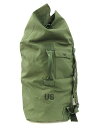 【中古】US 米軍 ダッフルバッグ 大容量 リュック ミリタリー キャンプ アウトドア グリーン その他 【ベクトル 古着】 250411