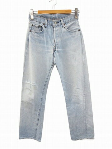 【中古】リーバイス Levi's 80s 501 赤耳 レッドライン デニムパンツ ジーンズ USA製 ライトブルー W29 メンズ 【ベクトル 古着】 250424