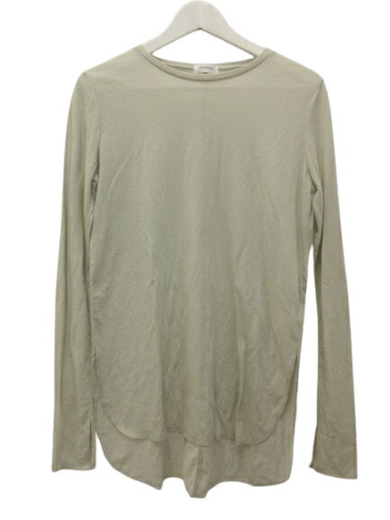 【中古】スタイルミキサー STYLEMIXER ロングスリーブスキントップ 長袖 透け グリーン 綿 コットン トップス レディース 【ベクトル 古着】 250430