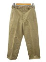 【中古】KAPTAIN SUNSHINE キャプテンサンシャイン Garment Dyed Scottish Sideseemless Trousers KS22FPT11 ガーメントダイド スコッティッシュ サイドシームレス トラウザーズ パンツ 30 ベージュ系 チノパン ボトムス メンズ 【ベクトル 古着】 250515(4)