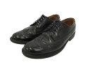 【中古】リーガル REGAL ウイングチップ レザー シューズ 261/2 黒 ブラック ビジネス 革靴 メンズ 【ベクトル 古着】 250519