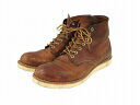 【中古】レッドウィング REDWING 9111 6インチ クラシックラウンド プレーントゥ ワークブーツ ブラウン 11D メンズ 【ベクトル 古着】 250...
