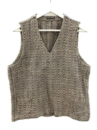 【中古】フランクリーダー FRANK LEDER リネン ウール ベスト プルオーバー ドイツ製 ネイビー オフホワイト メンズ 【ベクトル 古着】 250608 【中古】フランクリーダー FRANK LEDER リネン ウール ベスト プルオーバー ドイツ製 ネイビー オフホワイト メンズ 【ベクトル 古着】 250608