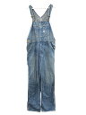 【中古】リー LEE デニム オーバーオール LM7254 ブルー L サロペット ボトムス メンズ 【ベクトル 古着】 250614