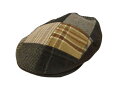 【中古】ブルックスブラザーズ BROOKS BROTHERS ハンチング帽 ツイード パッチワーク ブラウン系 XL 帽子 メンズ 【ベクトル 古着】 250701