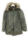 【中古】ヴィンテージ VINTAGE 70s USAF 米空軍 N-3B フライトジャケット LANCER CLOTHING社 ミリタリー XS セージグリーン メンズ 【ベクトル 古着】 250724