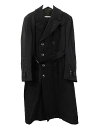 【中古】ヴィンテージ VINTAGE 40s US NAVY ウール オフィサーコート トレンチコート ブラックギャバジン ミリタリー CLOTHCRAFT CLOTHES メンズ 【ベクトル 古着】 250725