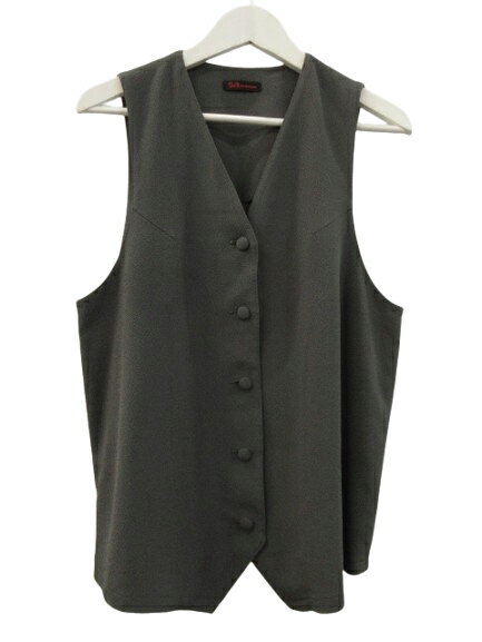 詩仙堂ロングベスト 詩仙堂 ちりめん ロングベスト リバーシブル - メルカリ
