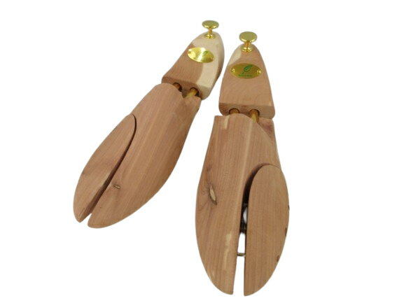 【中古】Natural Stuff ナチュラルスタッフ シューキーパー 木製 メンズ レッドシダー 脱臭 消臭 除湿 型崩れ防止 革靴 シューツリー 45/46...