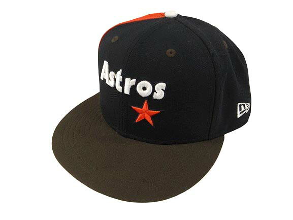 【中古】ニューエラ NEW ERA HOUSTON ASTROS 59FIFTY CO 1986 ASG NAVY/WALNUT 70874667 ヒューストン アストロズ 7 7/8 ネイビー ベースボールキャップ 帽子 メンズ レディース 【ベクトル 古着】 250924