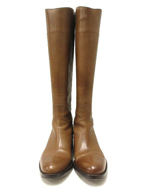 【中古】サルトル SARTORE バックベルト ロング ブーツ 36.5 ブラウン系 ジョッキ...