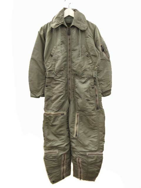 【中古】ヴィンテージ VINTAGE 50s USAF 米軍実物 CWU1/P フライトスーツ S-R フライヤーズ カバーオール つなぎ ミリタリー メンズ 【ベクトル 古着】 251020